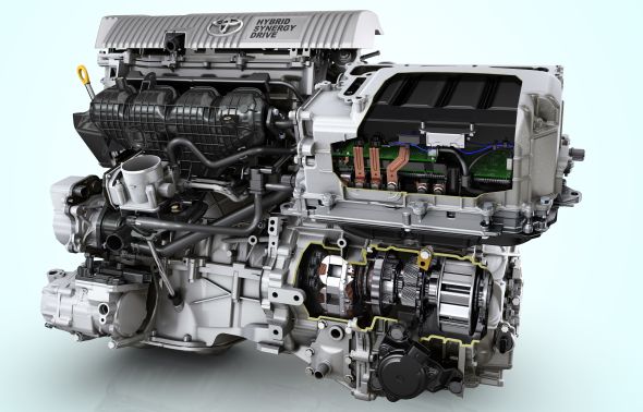 Hybrid-Synergy-Drive-Equiped-Engine